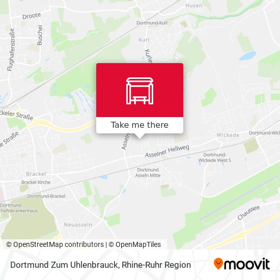 Dortmund Zum Uhlenbrauck map