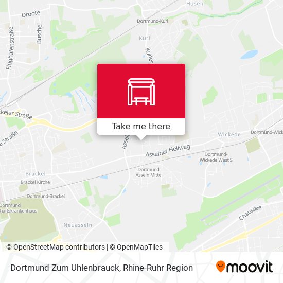 Dortmund Zum Uhlenbrauck map