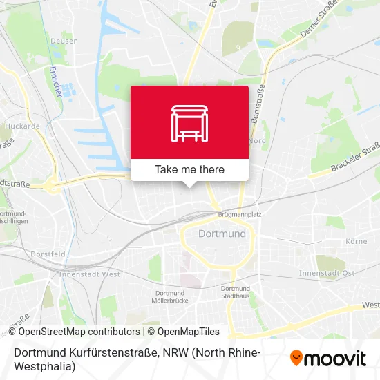Карта Dortmund Kurfürstenstraße