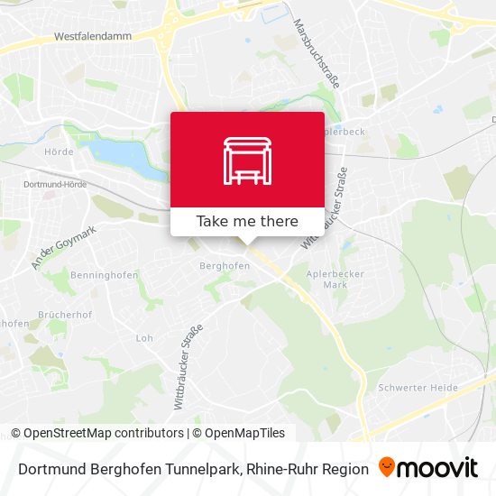 Dortmund Berghofen Tunnelpark map