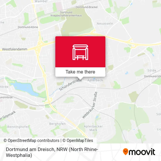 Карта Dortmund am Dreisch