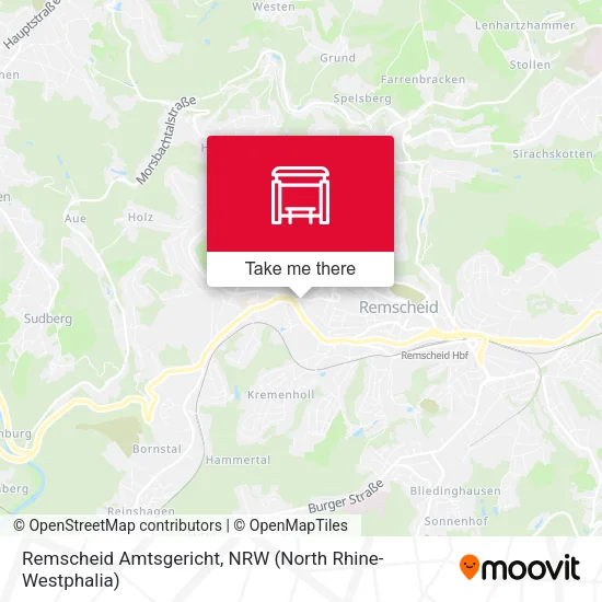 Карта Remscheid Amtsgericht