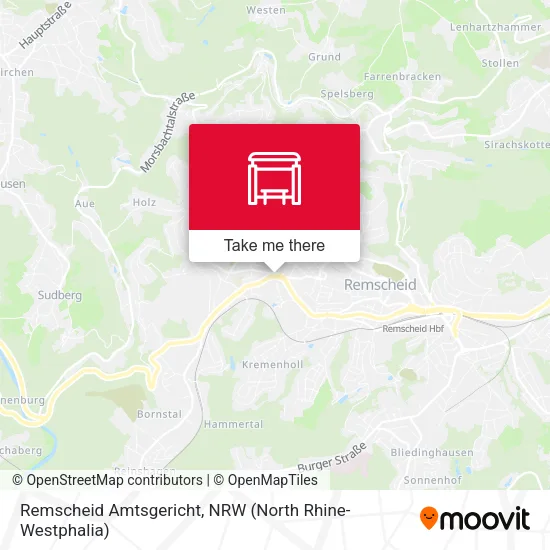 Карта Remscheid Amtsgericht