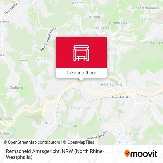 Карта Remscheid Amtsgericht