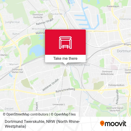 Dortmund Twerskuhle map
