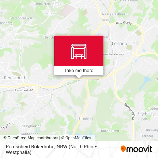 Карта Remscheid Bökerhöhe