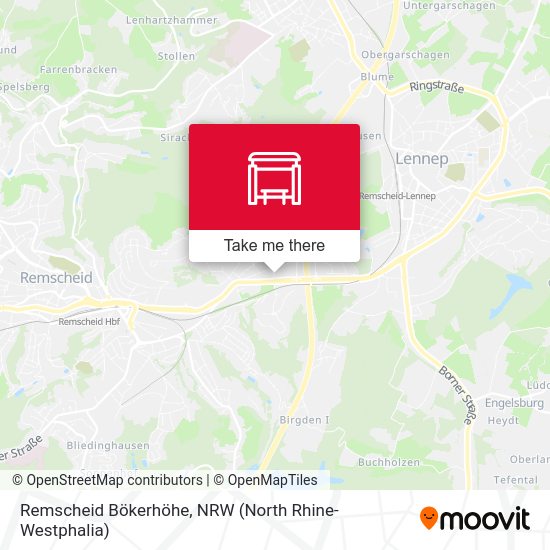Карта Remscheid Bökerhöhe