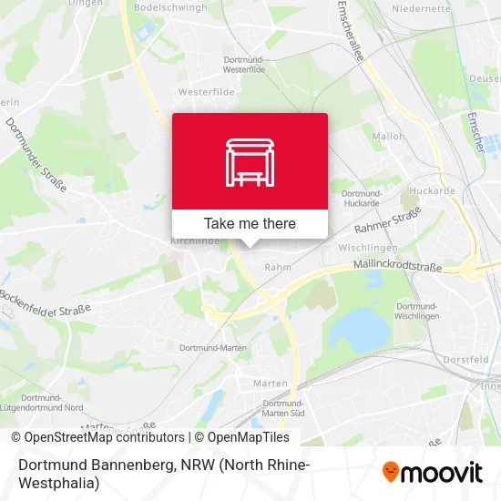 Карта Dortmund Bannenberg