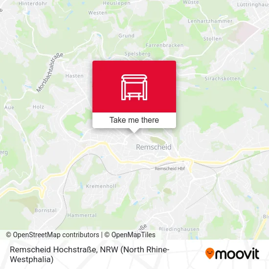 Карта Remscheid Hochstraße
