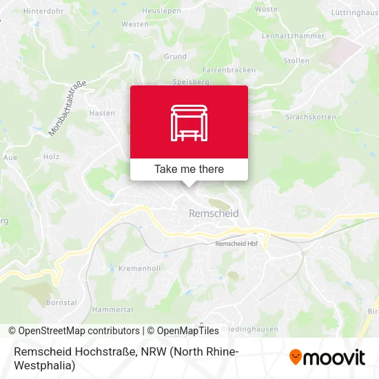 Карта Remscheid Hochstraße