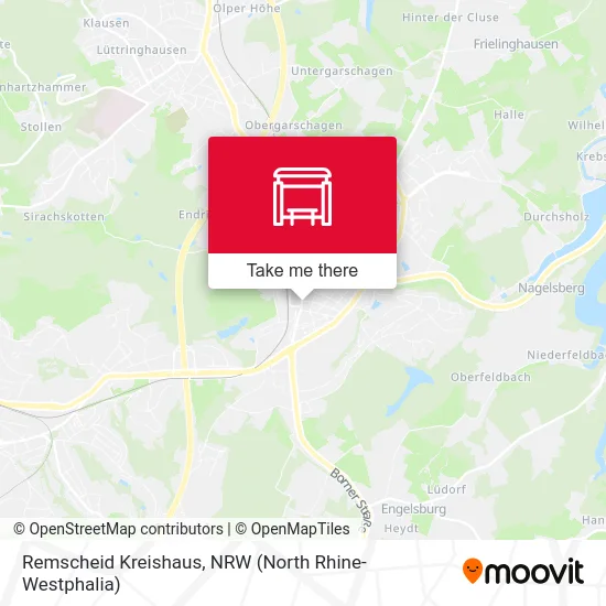 Remscheid Kreishaus map