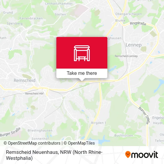 Карта Remscheid Neuenhaus