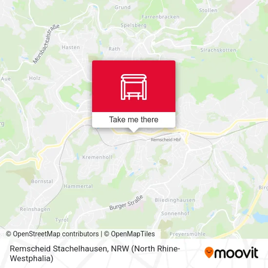 Карта Remscheid Stachelhausen