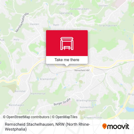 Remscheid Stachelhausen map