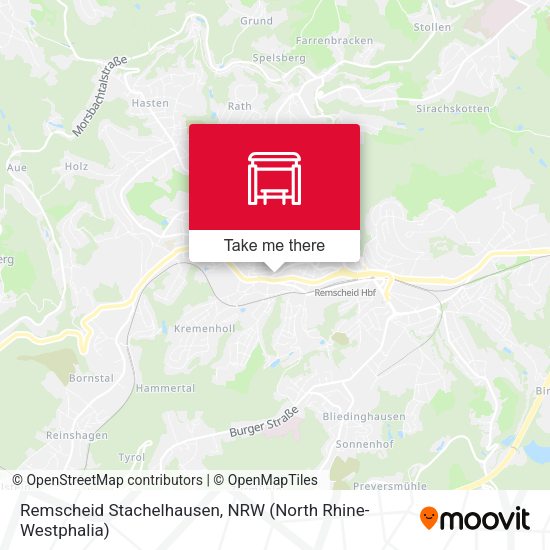 Remscheid Stachelhausen map