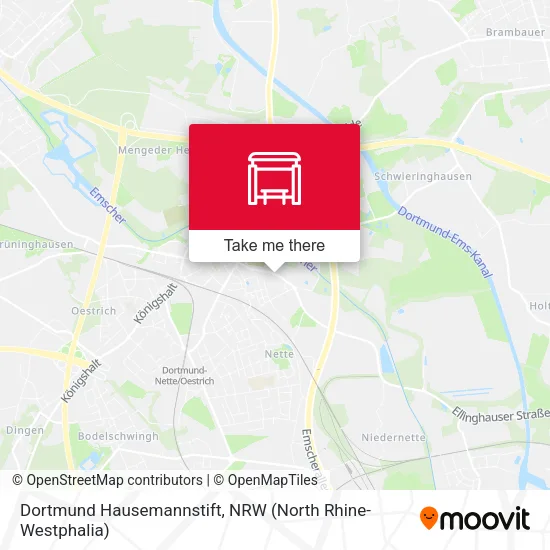 Карта Dortmund Hausemannstift