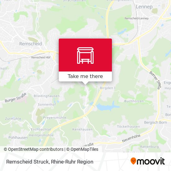 Remscheid Struck map