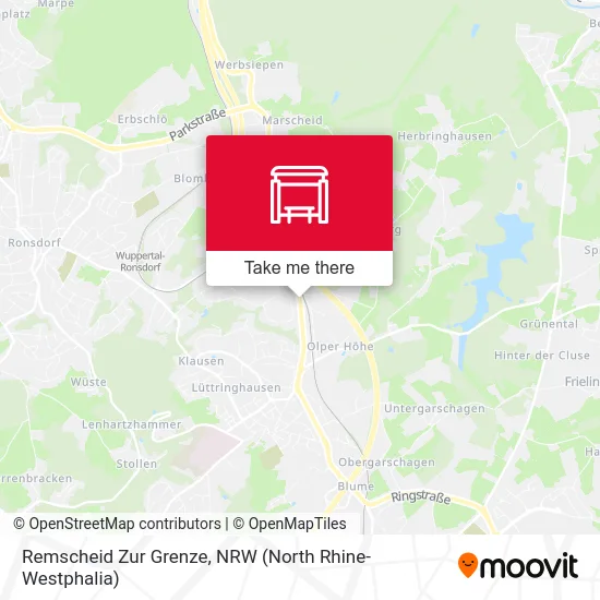 Remscheid Zur Grenze map