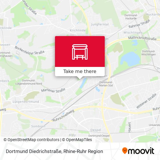 Dortmund Diedrichstraße map
