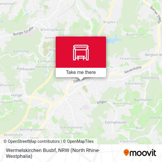 Карта Wermelskirchen Busbf
