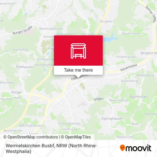 Карта Wermelskirchen Busbf