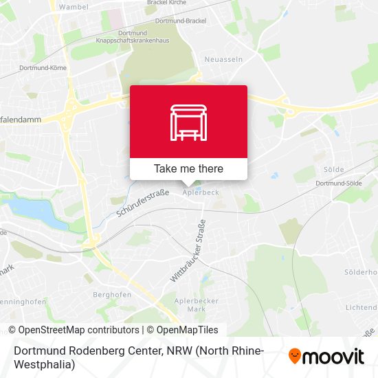 Dortmund Rodenberg Center map