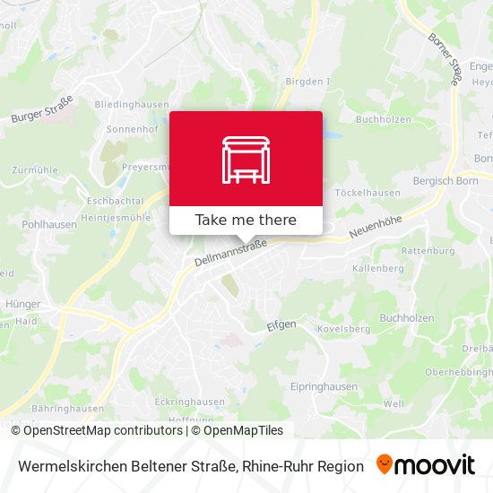 Wermelskirchen Beltener Straße map