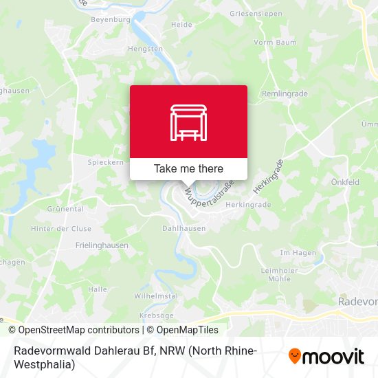 Карта Radevormwald Dahlerau Bf