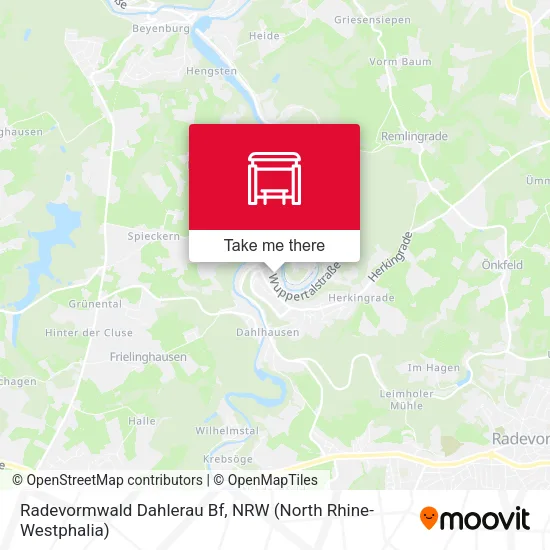 Карта Radevormwald Dahlerau Bf