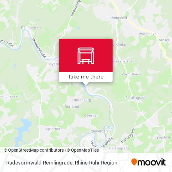 Radevormwald Remlingrade map