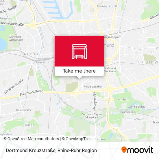 Dortmund Kreuzstraße map