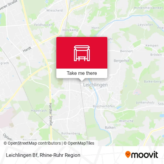 Карта Leichlingen Bf