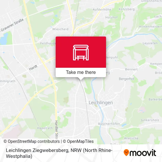 Карта Leichlingen Ziegwebersberg