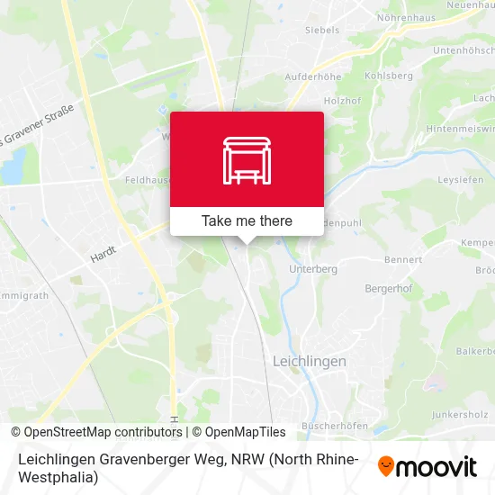 Leichlingen Gravenberger Weg map