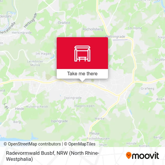 Карта Radevormwald Busbf