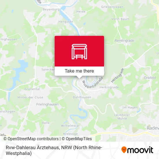 Rvw-Dahlerau Ärztehaus map