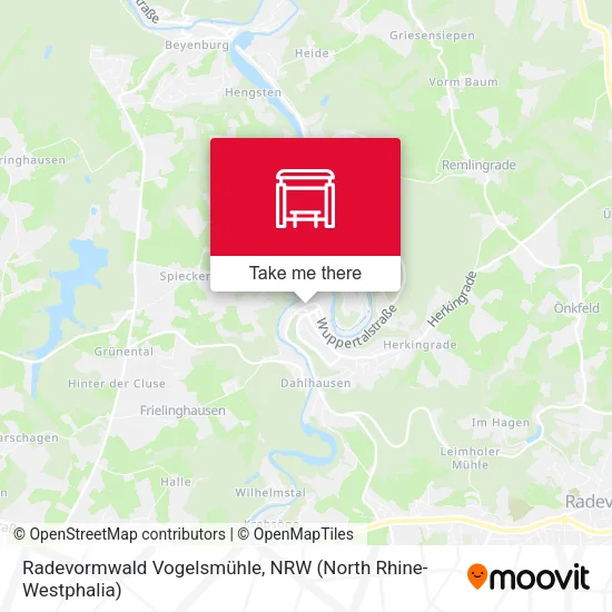 Карта Radevormwald Vogelsmühle