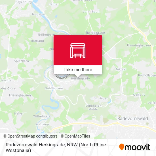 Карта Radevormwald Herkingrade