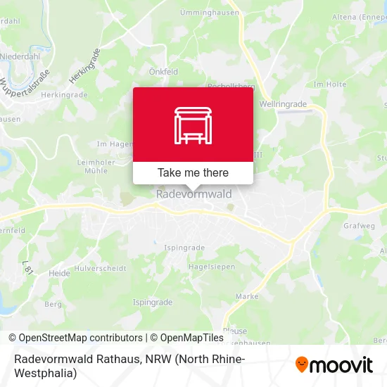 Карта Radevormwald Rathaus