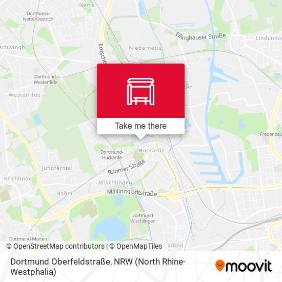 Dortmund Oberfeldstraße map