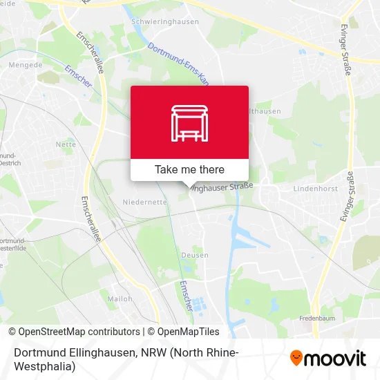Dortmund Ellinghausen map