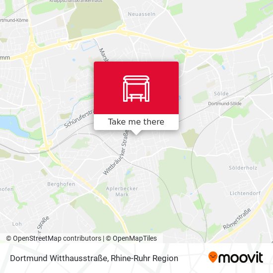 Dortmund Witthausstraße map