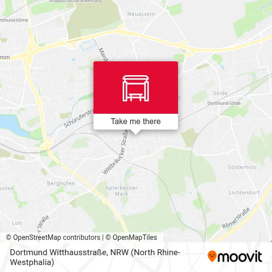 Dortmund Witthausstraße map