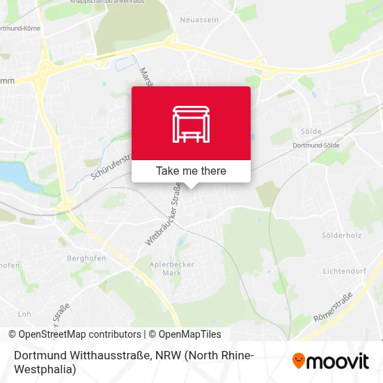 Dortmund Witthausstraße map