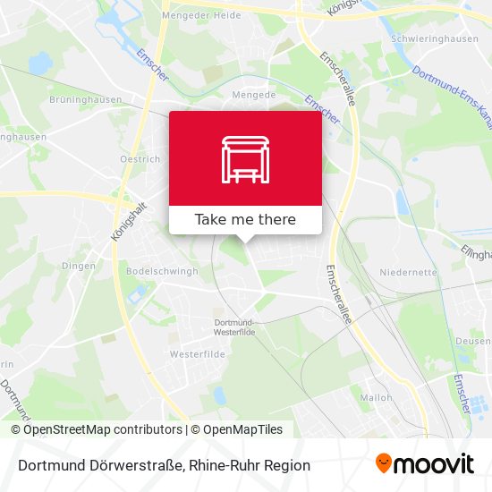 Dortmund Dörwerstraße map