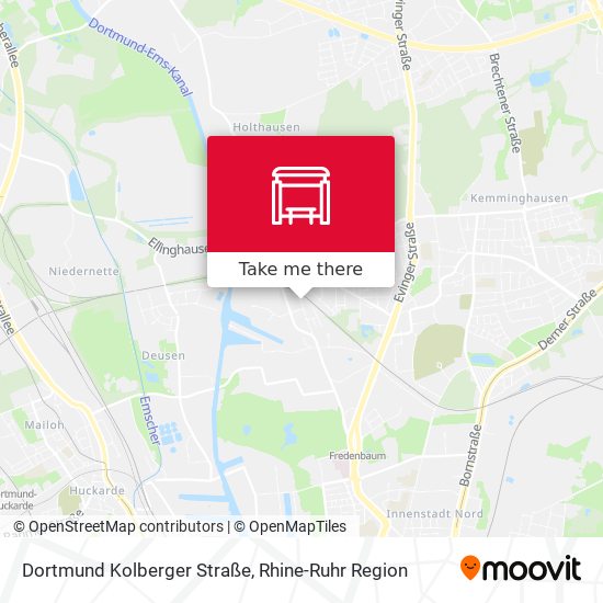 Dortmund Kolberger Straße map