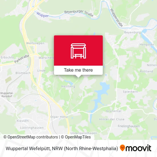 Карта Wuppertal Wefelpütt