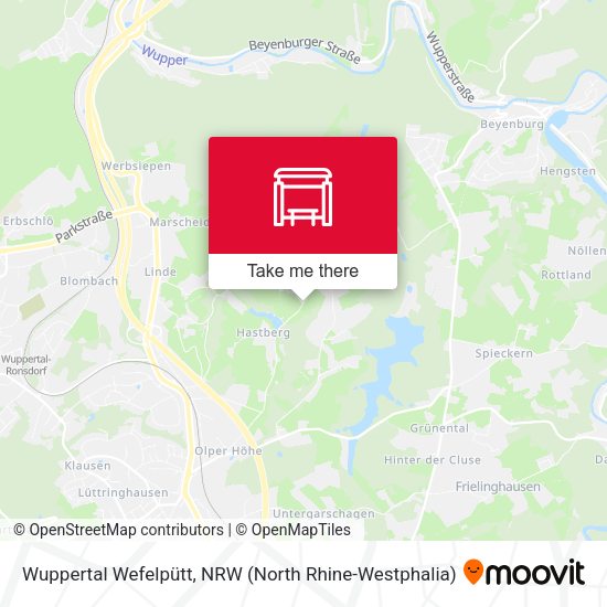 Карта Wuppertal Wefelpütt