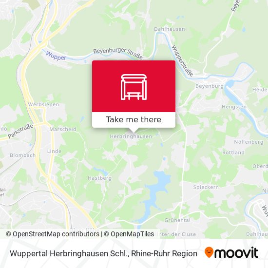 Wuppertal Herbringhausen Schl. map