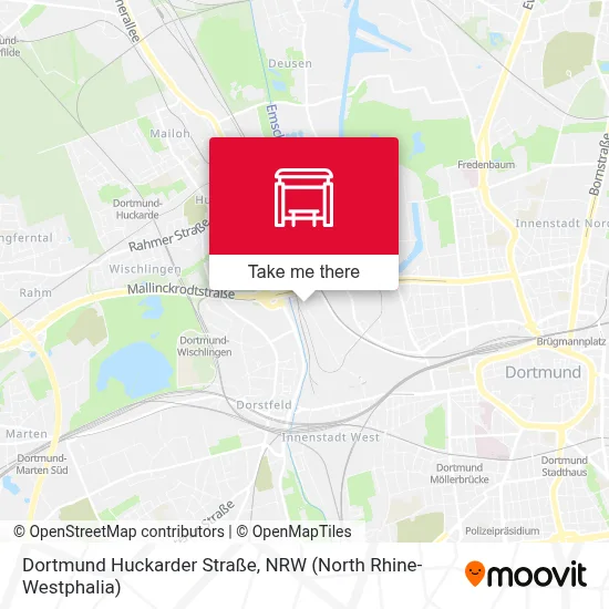 Dortmund Huckarder Straße map